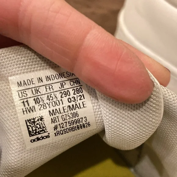 Adidas El Barto ( the simpsons) sneackers men sz 11 white great condition - Picture 4 of 8